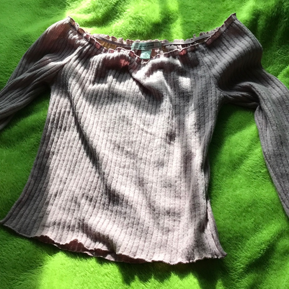 Adam Levine off the shoulder top